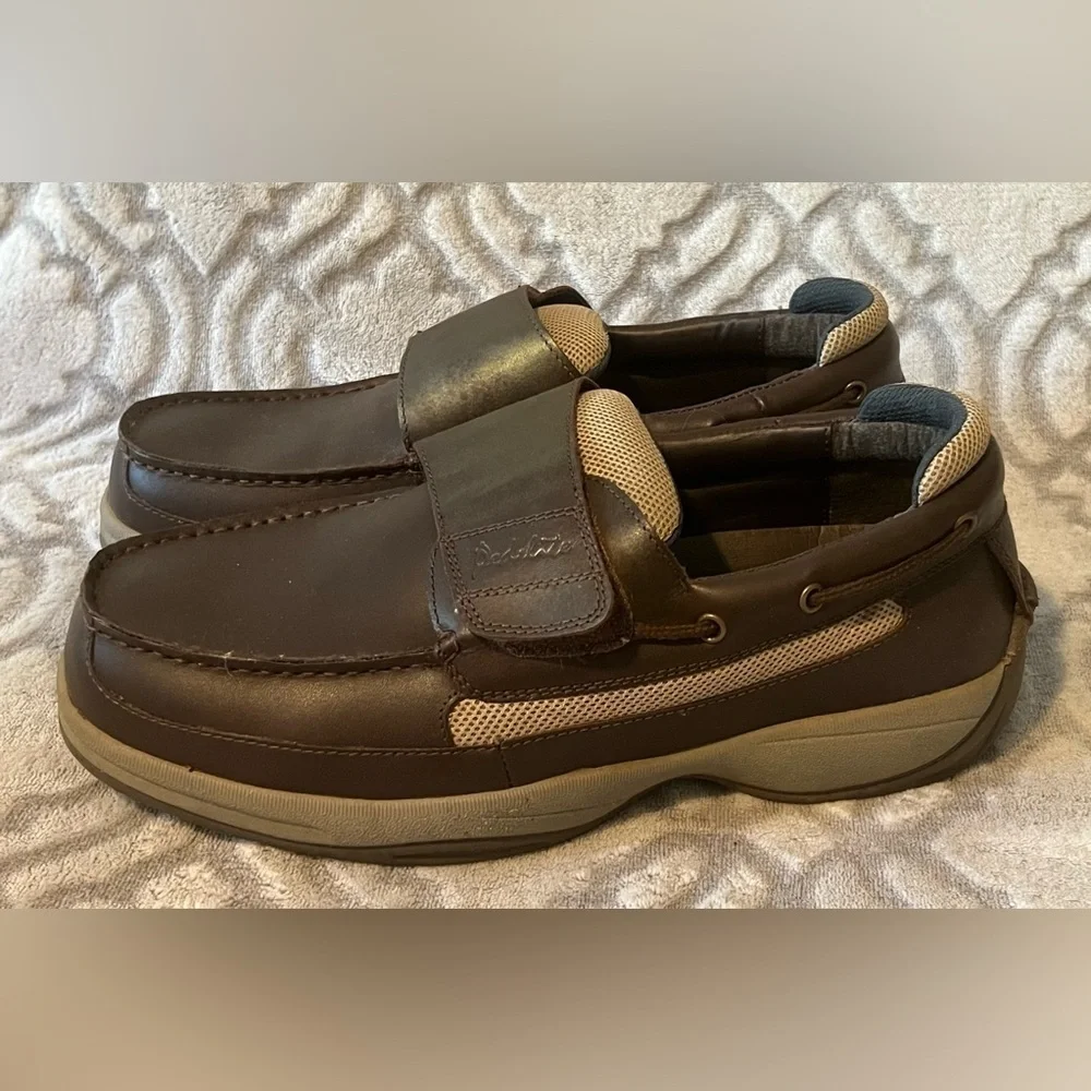 Ped-Lite Oliver Men’s Brown Strap Diabetic Comfort Shoes – Size 10M NEW